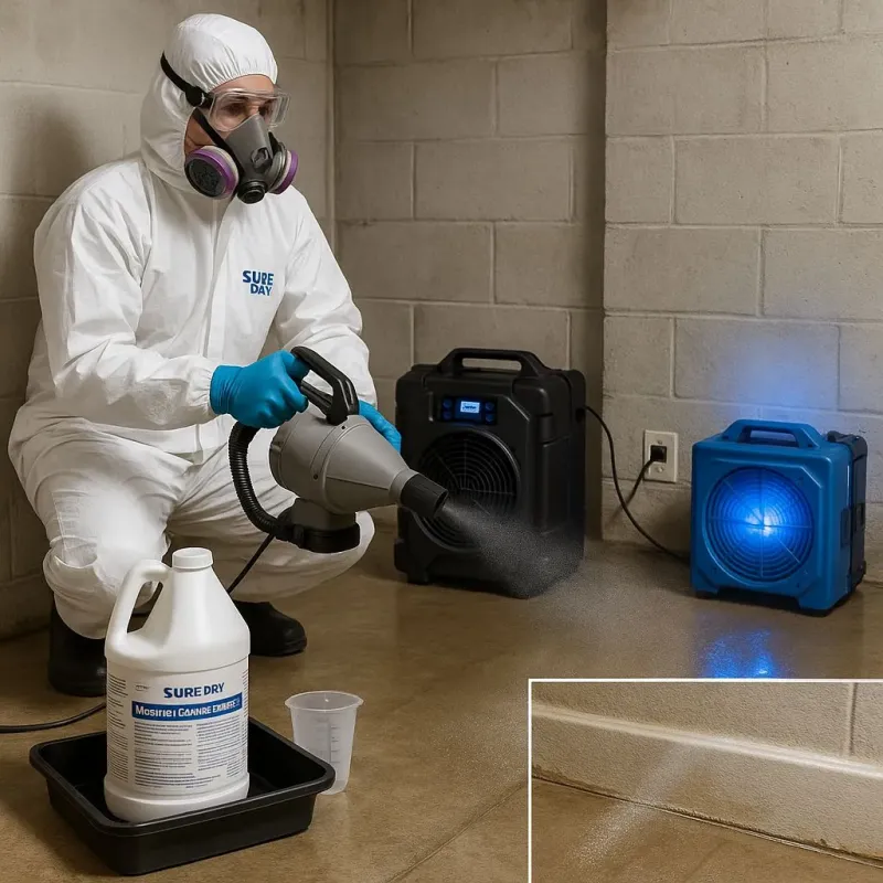 Sanitization and Odor Removal process in Arlington, VT